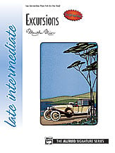 Excursions piano sheet music cover